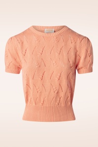 Topvintage Boutique Collection - Lana Stricktop in Pfirsich 2