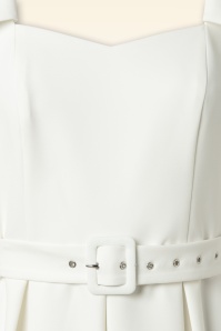 Topvintage Boutique Collection - Bette Swing Kleid in Weiß 5