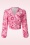 Topvintage Boutique Collection - Jennifer floral wikkeltop in roze 2