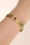 Day&Eve by Go Dutch Label - Stone armband in goud en blauw