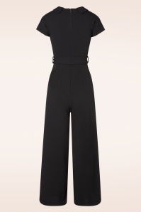 Vintage Chic for Topvintage - Deborah Jumpsuit in Schwarz 3