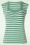 Blutsgeschwister - Let Romance Rule top in Caravan Stripes Green