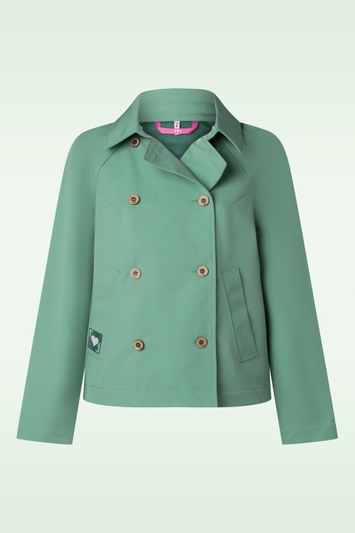 Blutsgeschwister - Tiny Trench softshell jack in Be Bold Green