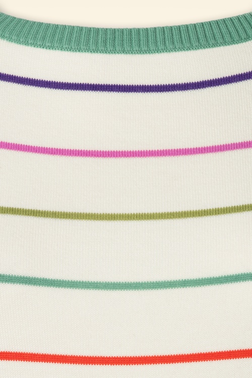 Blutsgeschwister - Pretty Preppy gebreide trui in Rainbow Ribbons Stripes 2