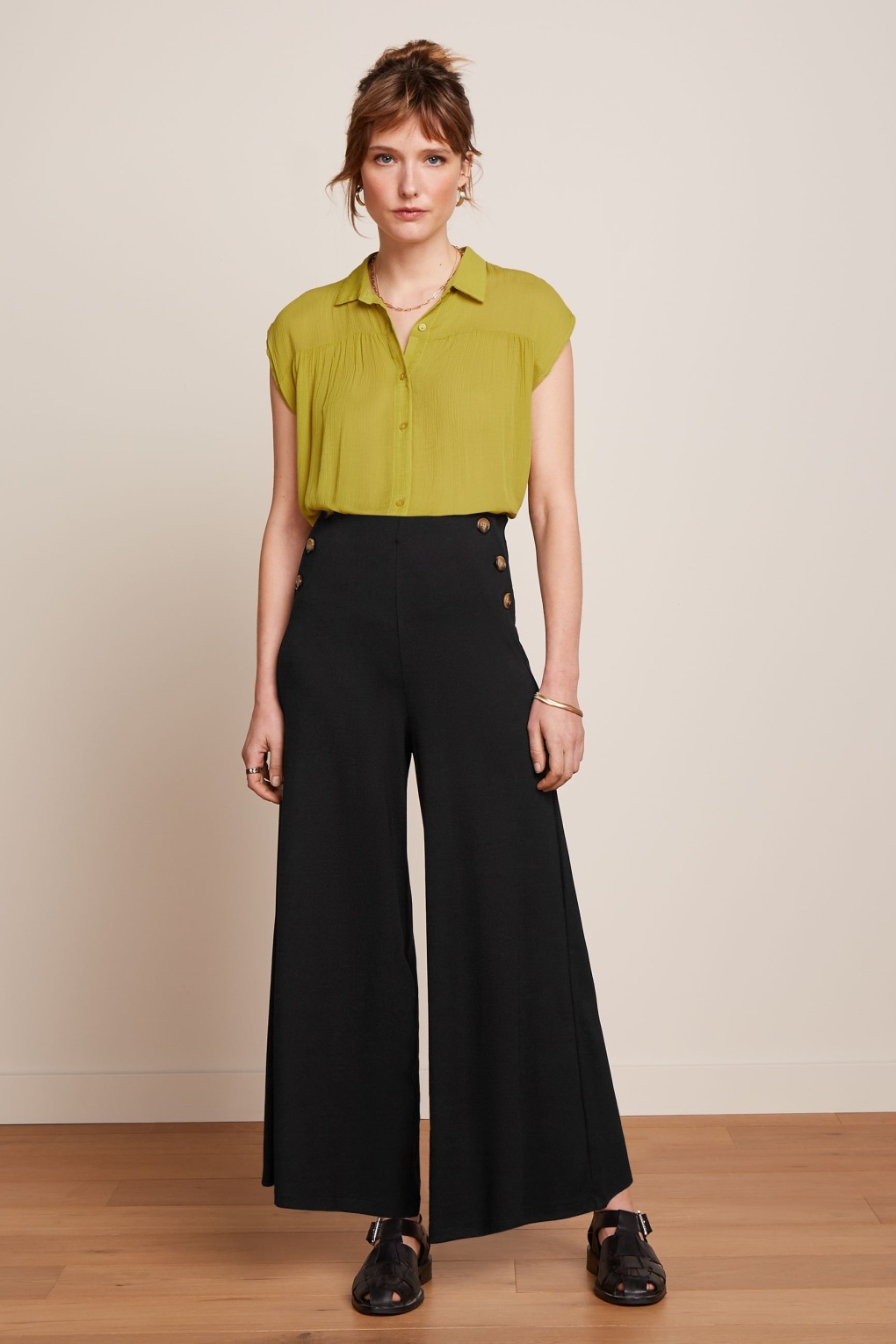 King Louie Pia Culotte Milano Uni in Evening Blue