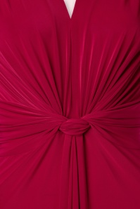Vintage Chic for Topvintage - Suki Knotted Swing Kleid in Rot 2