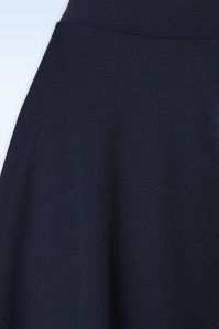 Vintage Chic for Topvintage - Sheila Swing Skirt in Navy 2