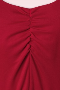 Topvintage Boutique Collection - Darlene Swing Kleid in tiefem Rot. 4