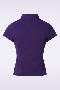 Topvintage Boutique Collection - Sandra top in paars 5