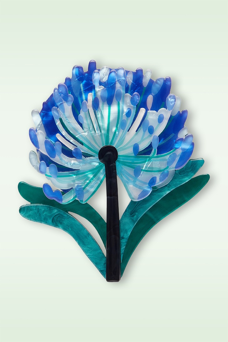 Erstwilder - Abundant Agapanthus Brooch