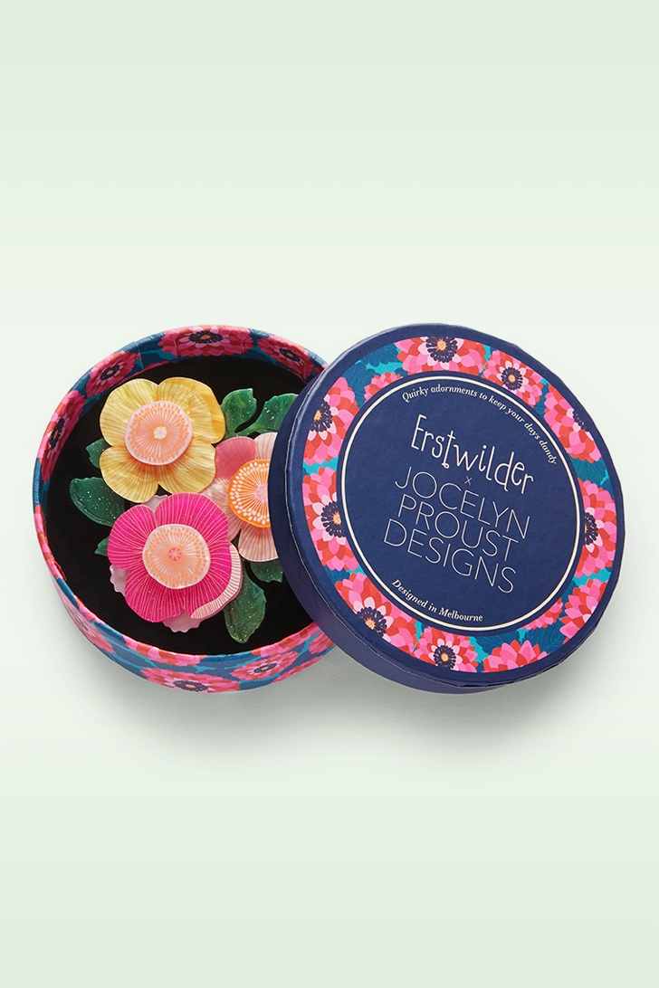Erstwilder - Pretty Poppies broche 2