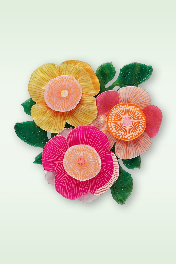 Erstwilder - Pretty Poppies broche