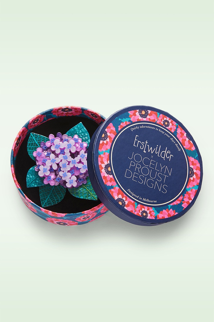 Erstwilder - Heavenly Hydrangea broche 2
