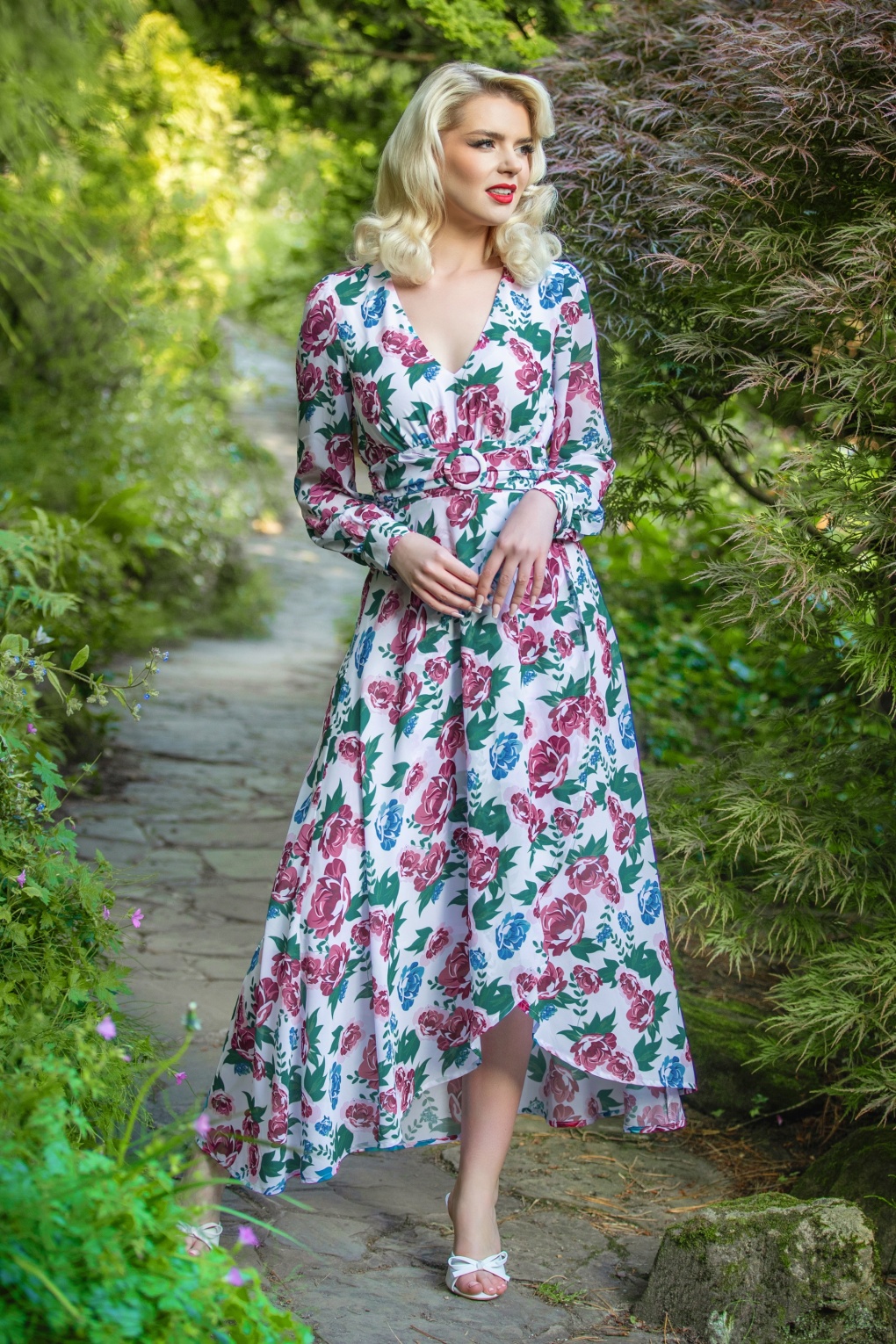 Rrp 22 £ TU Floral Dress Size 8 Vintage Britannia Style BNWT
