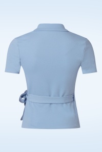 Vintage Chic for Topvintage - Maggie top in luchtblauw 3