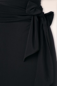 Vintage Chic for Topvintage - Jessy pencil rok in zwart 2