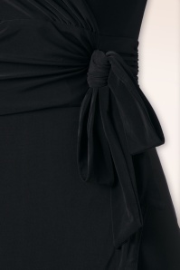 Vintage Chic for Topvintage - Desiree pencil jurk in zwart 2