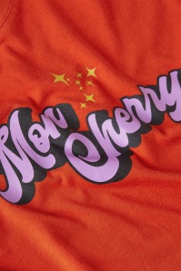 King Louie - Elly Placement Print T-shirt in spicy oranje 3