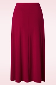 Vintage Chic for Topvintage - Hattie midi rok in rood 3