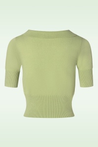 Banned Retro - Sweet Sunny trui in groen 3