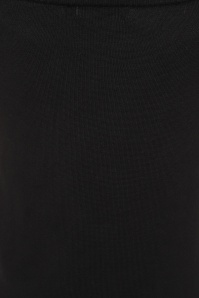 Banned Retro - Ginny gebreide top in zwart 4