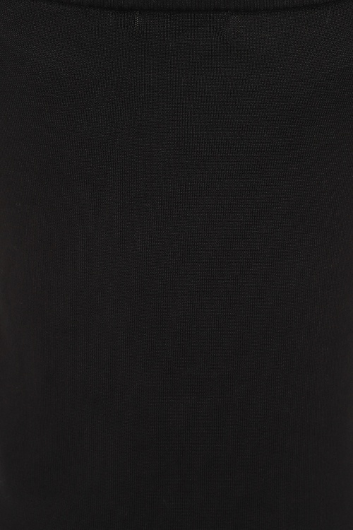 Banned Retro - Ginny gebreide top in zwart 4