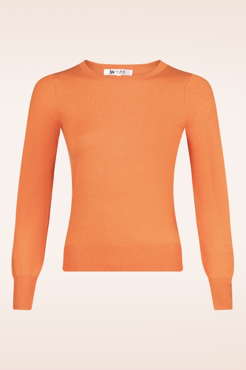 Mak Sweater - Kelly trui in licht oranje