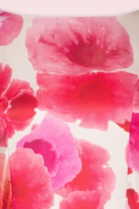 Topvintage Boutique Collection - Topvintage exclusive ~ Adriana Floral swing jurk in roze 3