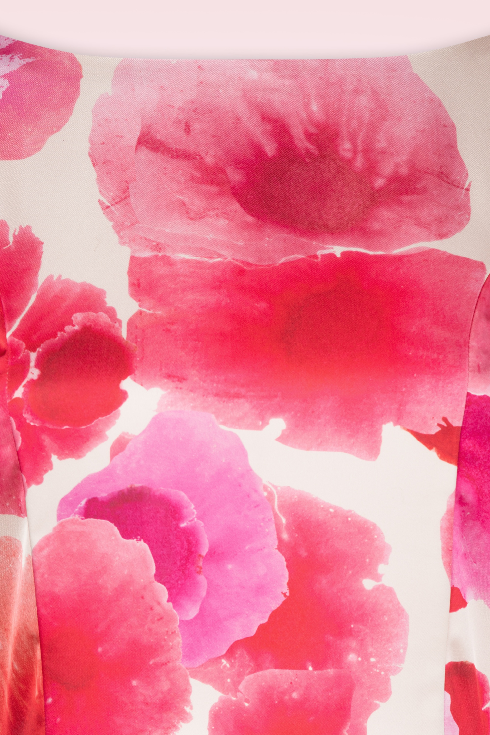 Topvintage Boutique Collection - Topvintage exclusive ~ Adriana Floral swing jurk in roze 3