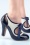 Lola Ramona ♥ Topvintage - June Seas the Day pumps in crème en navy