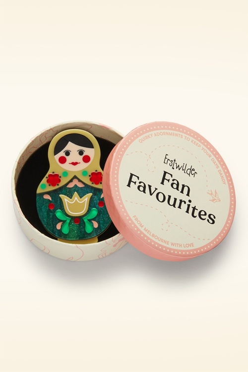 Erstwilder - Matryoshka Memories Toy broche 2