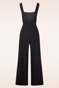 Vintage Chic for Topvintage - Audrey salopette in zwart 2
