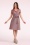 LaLamour - Monique Vintage Flower Kleid in Koralle. 2