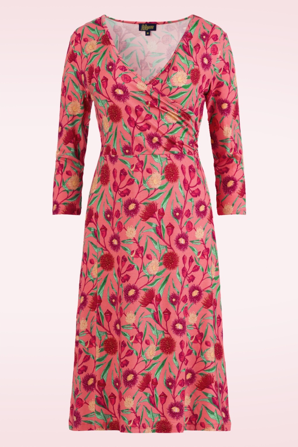 LaLamour Chrissy Cross Dress in Wild Bouquet | Topvintage
