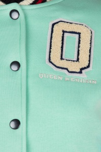 Queen Kerosin - College Jacket Vintage Love in Mint  3
