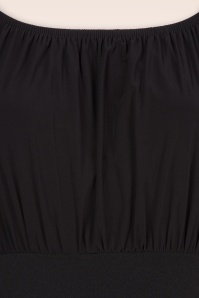 Vintage Chic for Topvintage - Ivy pencil jurk in zwart 2