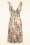 Vintage Chic for Topvintage - Grecian Italian Resort Dress in White and Multi 3