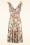 Vintage Chic for Topvintage - Grecian Italian Resort Dress in White and Multi