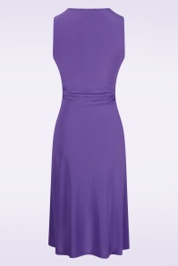 Vintage Chic for Topvintage - Umi Knotted Swing Dress in Purple 3