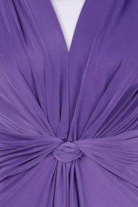 Vintage Chic for Topvintage - Umi Knotted Swing Dress in Purple 2