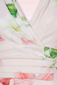 Vintage Chic for Topvintage - Rinda lilly maxi jurk in zachtroze 3