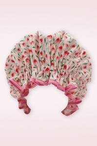 The Vintage Cosmetic Company - Tulip Showercap in Pink 3
