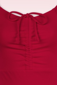 Vintage Chic for Topvintage - Lillian Swing Dress in Scarlet Red 2