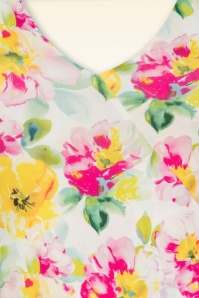 Vintage Chic for Topvintage - Polly Floral Swing Dress in Yellow 5
