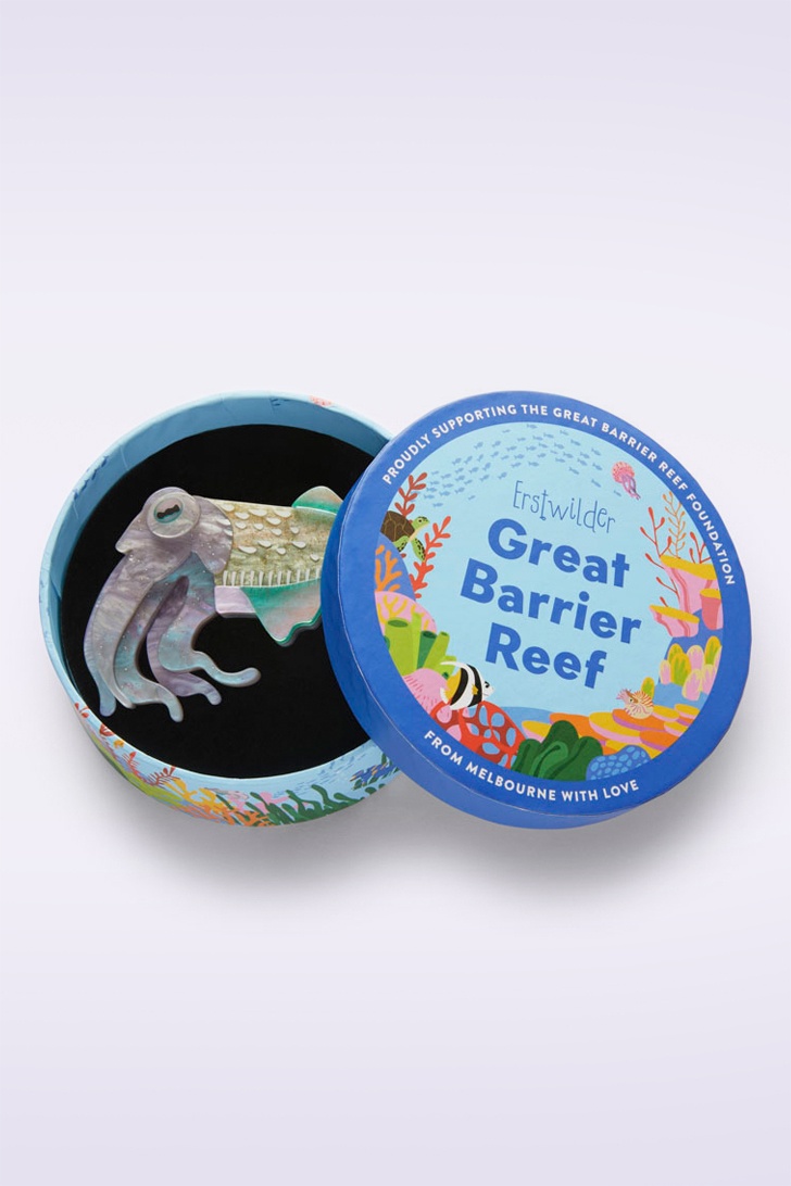 Erstwilder - Hedley's Cuttlefish broche 2