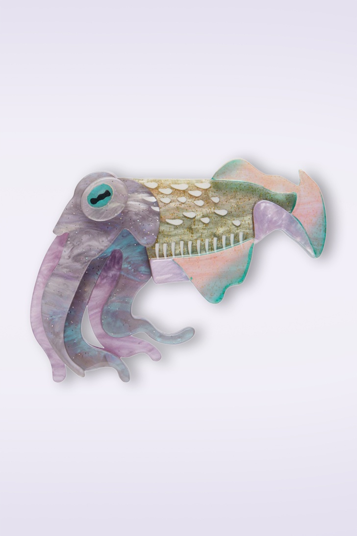 Erstwilder - Hedley's Cuttlefish broche