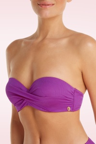 TC Beach - Twisted bikini top in wilde bes 2