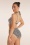 TC Beach - Mid Waist Wild Dot bikinibroekje in zwart en crème 3