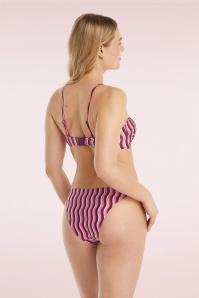 TC Beach - Bikini Bottom in Groovy Waves Pink 3
