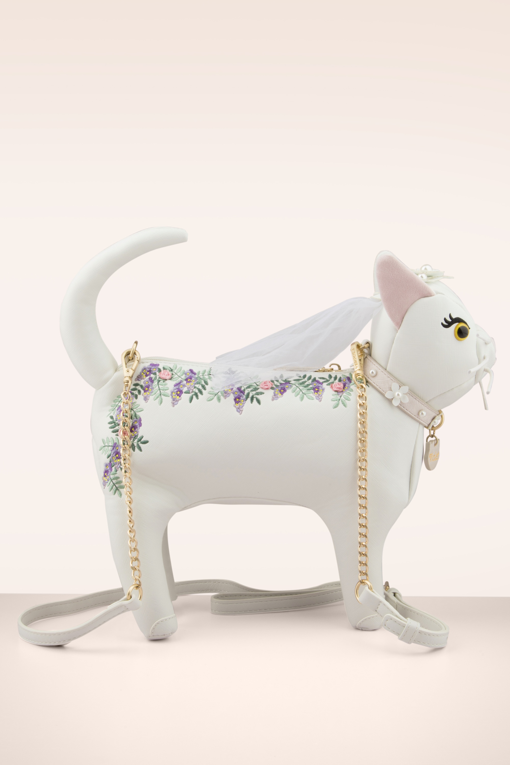 Vendula - The Wedding Shop - Violet the Bride Cat tas in wit 3